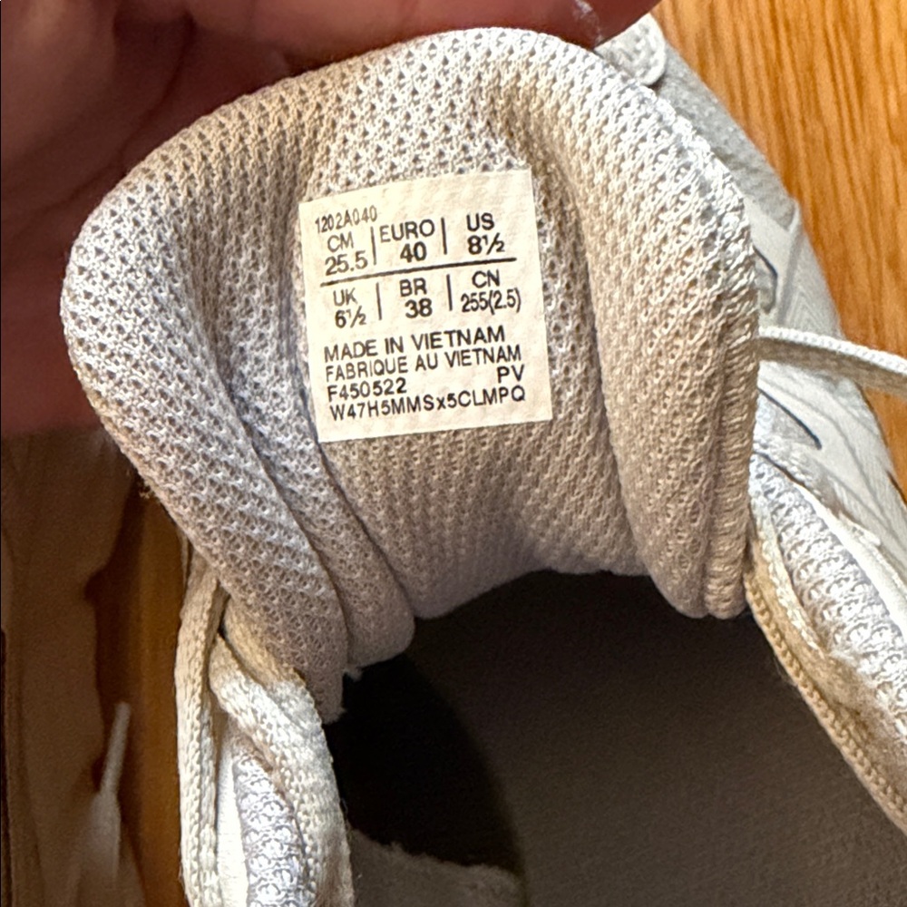 Asics Women's Light Gray Athletic Sneakers - Picture 3 of 6